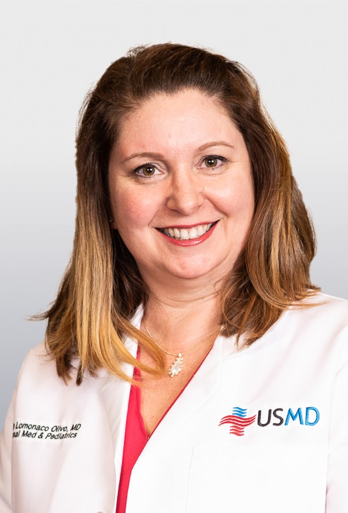 Julie Lomonaco Olivo, MD practices Internal Medicine and Pediatrics in Bedford